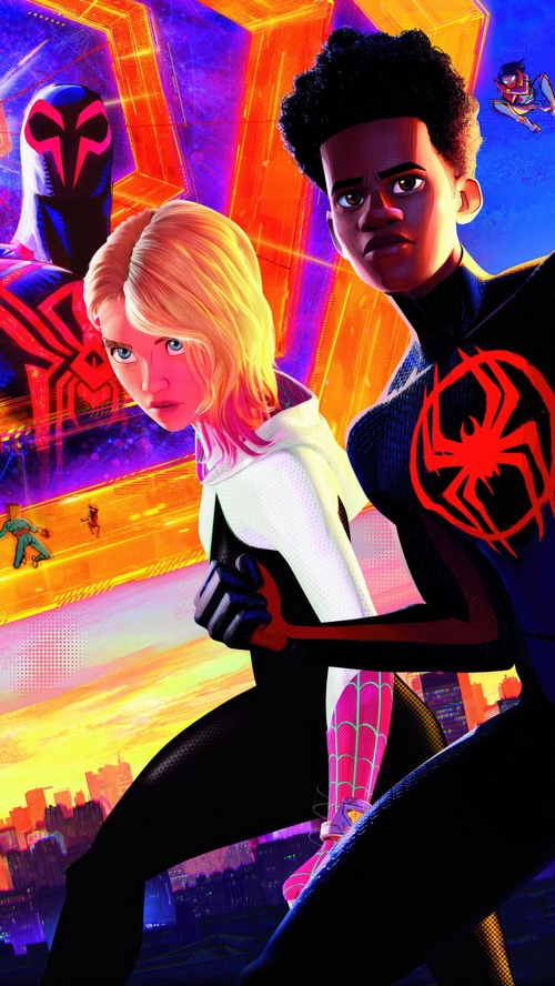 Spider-Man: Across the Spider-Verse Miles Morales and Gwen Stacy