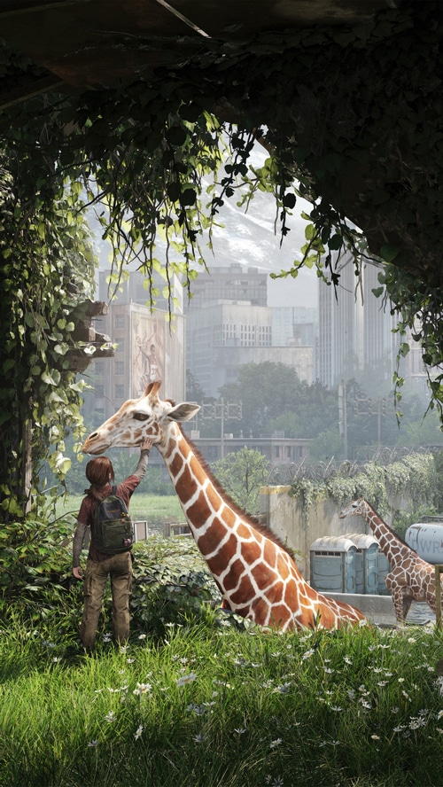 The Last of Us Part I Ellie and Giraffes