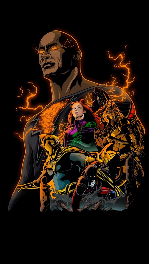 Black Adam and the Justice Society of America artwork