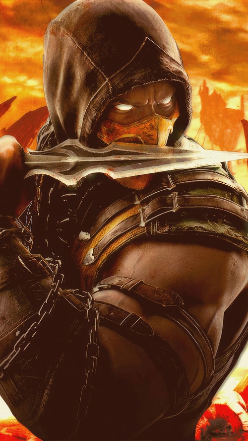 Scorpion from Mortal Kombat 4K