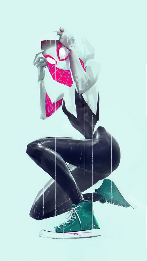 Gwen Stacy in Spider-Man: Across the Spider-Verse Artwork