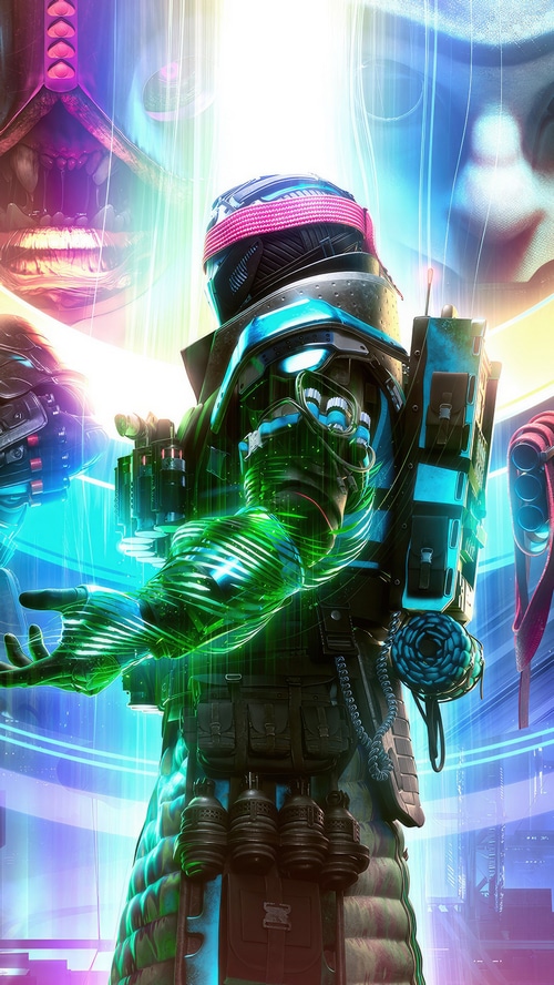 Destiny 2 Lightfall character with glowing green arm