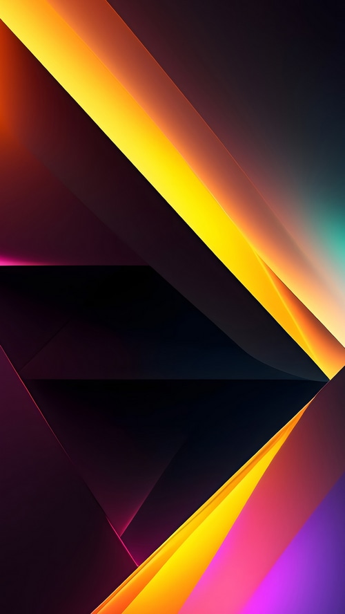 Abstract digital art with geometric shapes and gradients