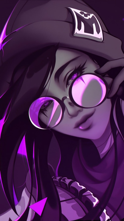 Valorant Killjoy wearing glasses and a hood
