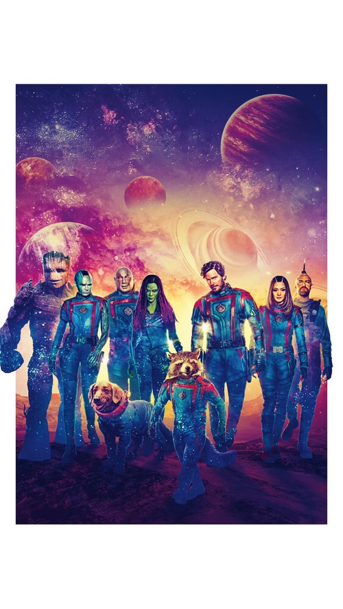 Guardians of the Galaxy Vol. 3 Marvel Movie Poster