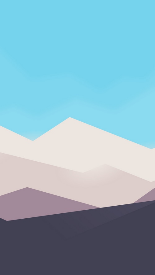 Minimalist digital art of abstract dunes