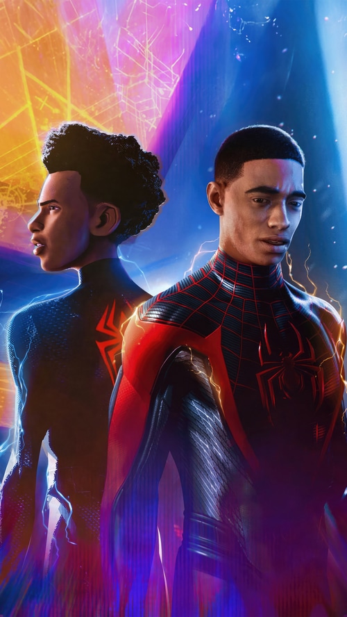 Spider-Man: Across the Spider-Verse Miles Morales and Spider-Man 2099