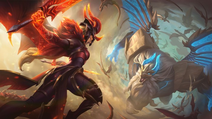 efsaneler ligi aether kayle duvar kağıdı