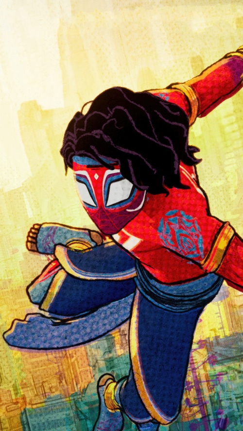 Spider-Man: Across the Spider-Verse character in action