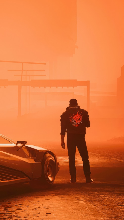 Cyberpunk 2077 Samurai Jacket Character and Car