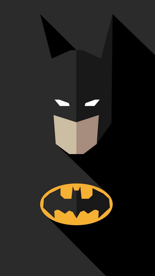Minimalist Batman Logo and Mask