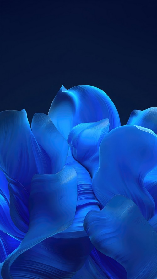 Abstract blue digital art