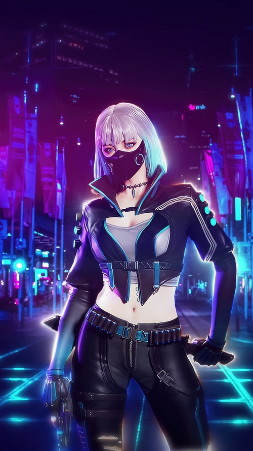 Crossfire Character in Neon City