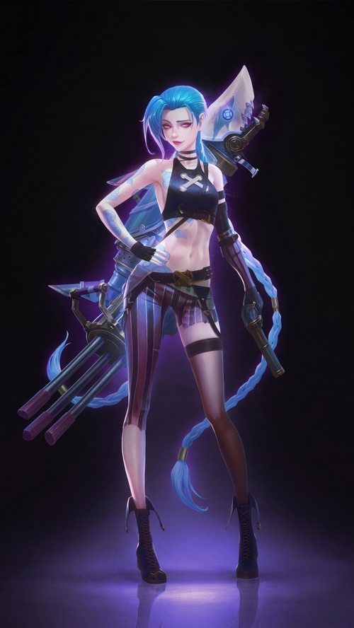 Jinx from League of Legends 4K