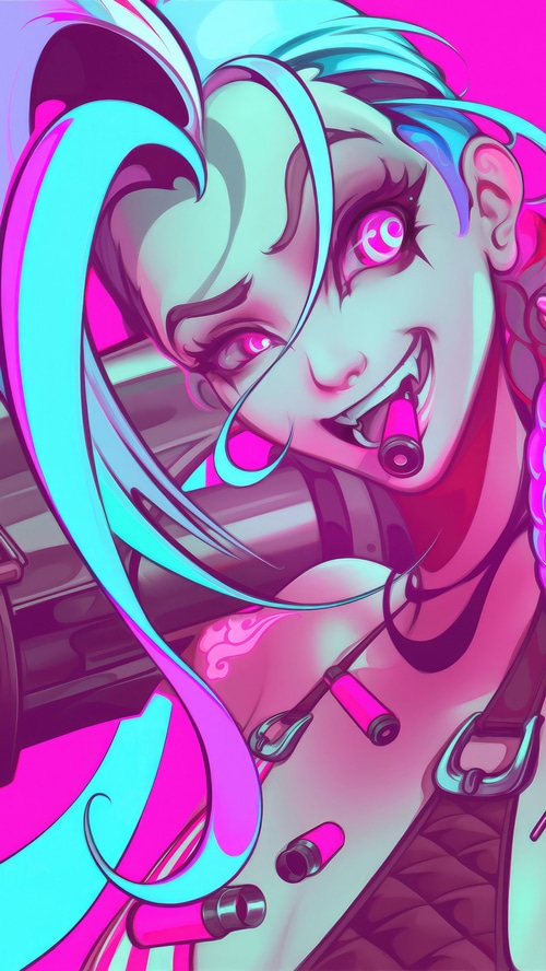Jinx from League of Legends 4K