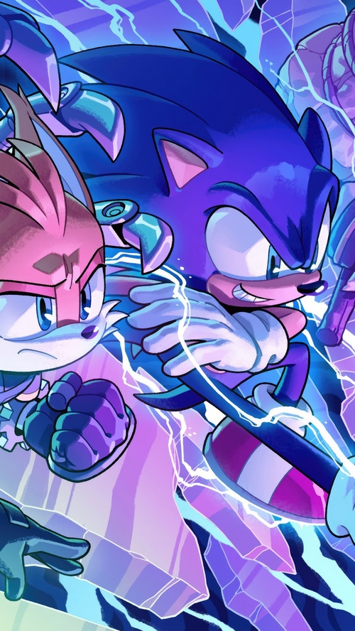Sonic Prime: Sonic and Tails in a battle