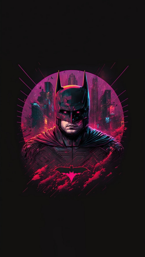 Batman in Neon City