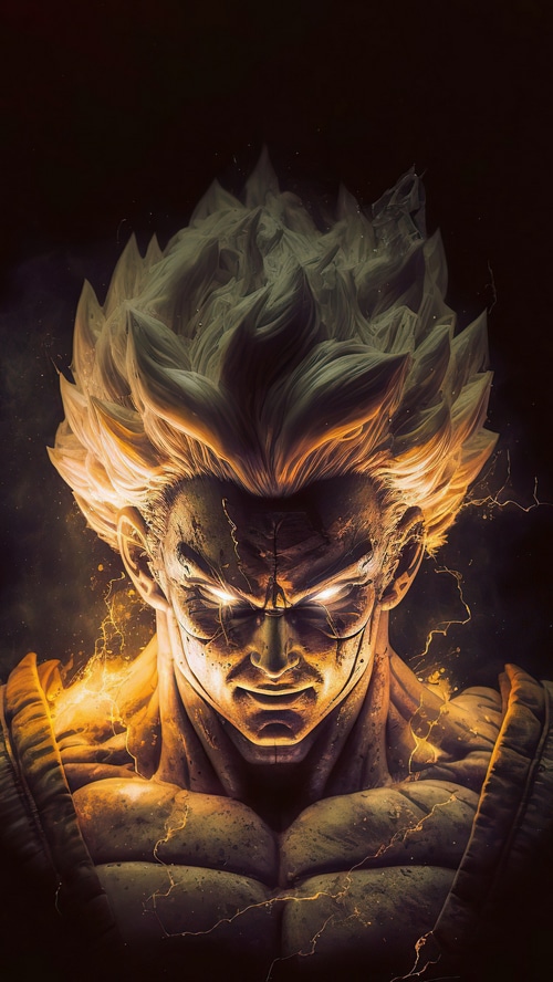 Dragon Ball Z Super Saiyan Artwork