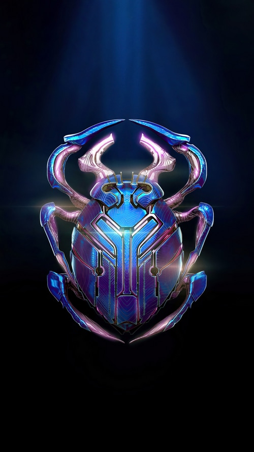 Blue Beetle movie symbol