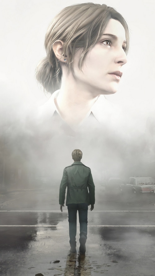 James Sunderland and Mary Shepherd-Son in Silent Hill 2