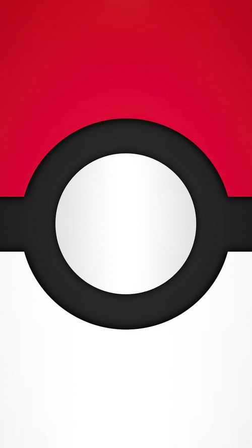 Abstract Pokeball Design