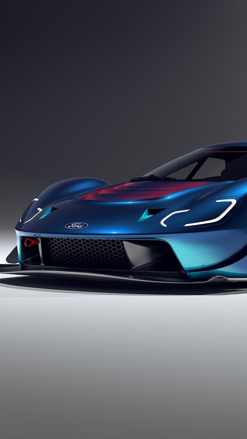 Ford GT Mk IV race car front view
