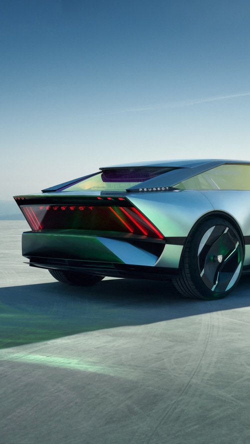 Peugeot Inception concept car rear view