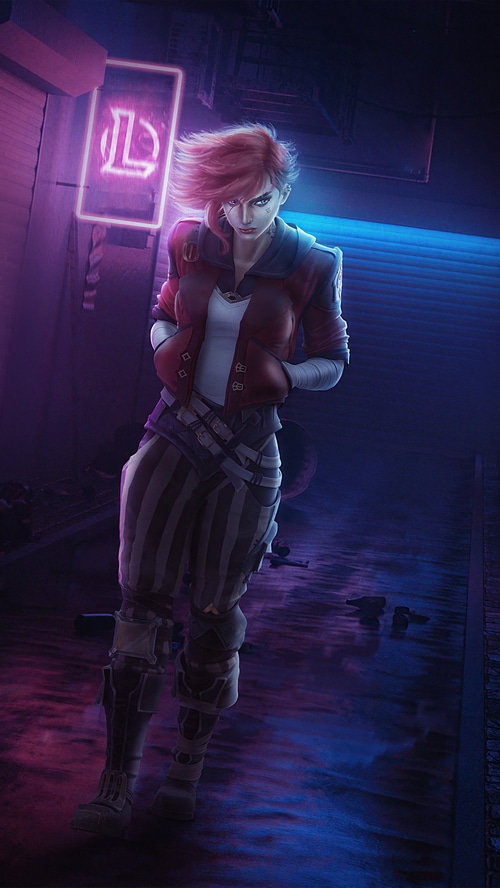 Vi from Arcane League of Legends 4K
