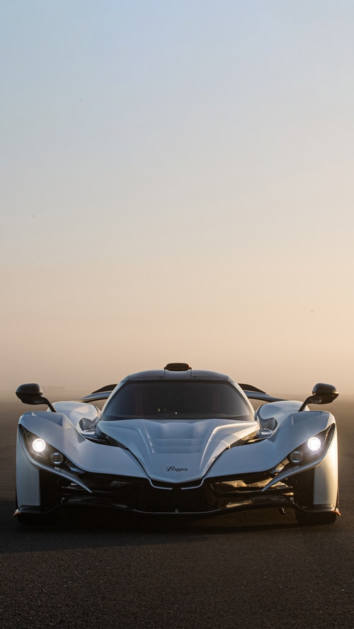 Praga Bohema supercar on a road