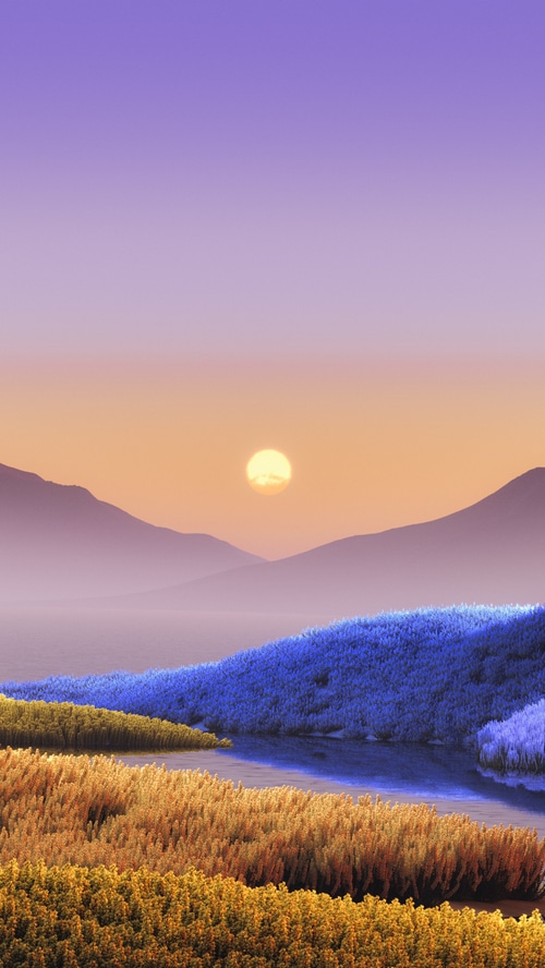 Windows 4K landscape at dusk
