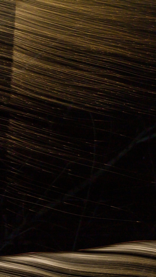 Abstract artwork with light streaks