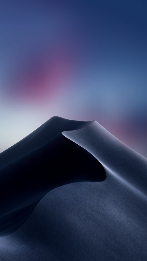 Dark minimalist desert dunes artwork