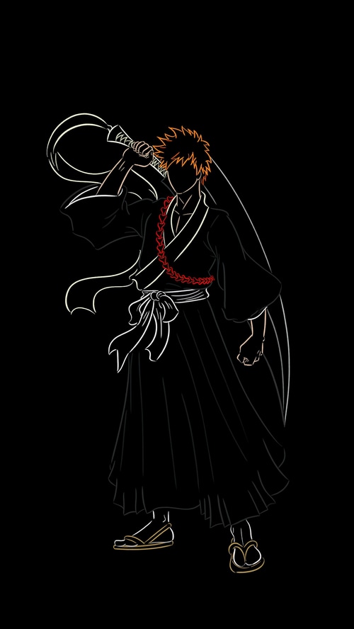 Ichigo Kurosaki from Bleach holding a sword