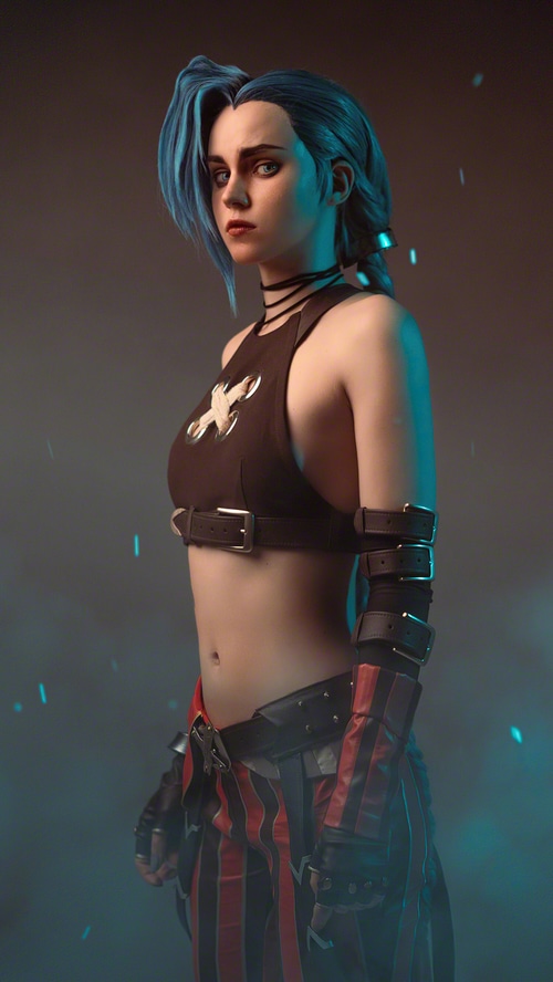 Jinx from Arcane cosplay by Shirogane Sama