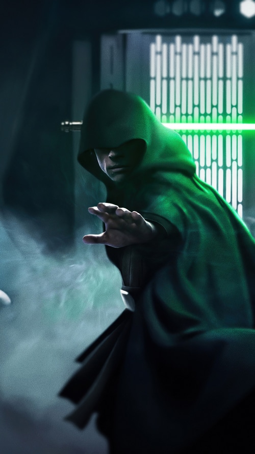 Luke Skywalker with Green Lightsaber