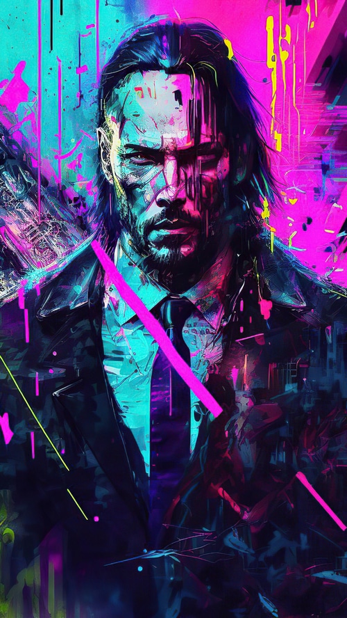 Cyberpunk 2077 Keanu Reeves Portrait