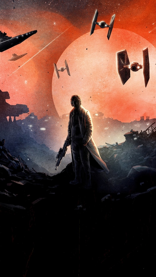 Star Wars Andor TIE Fighters and Destroyer