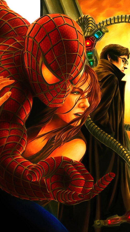 Spider-Man, Mary Jane, and Doctor Octopus