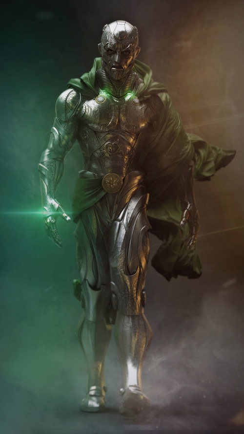 Doctor Doom artwork 4K
