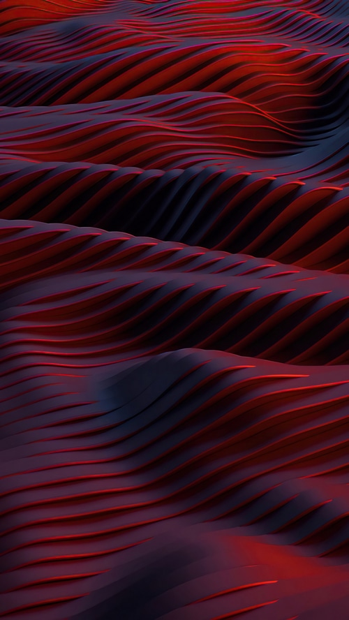 Abstract red and dark blue wavy texture