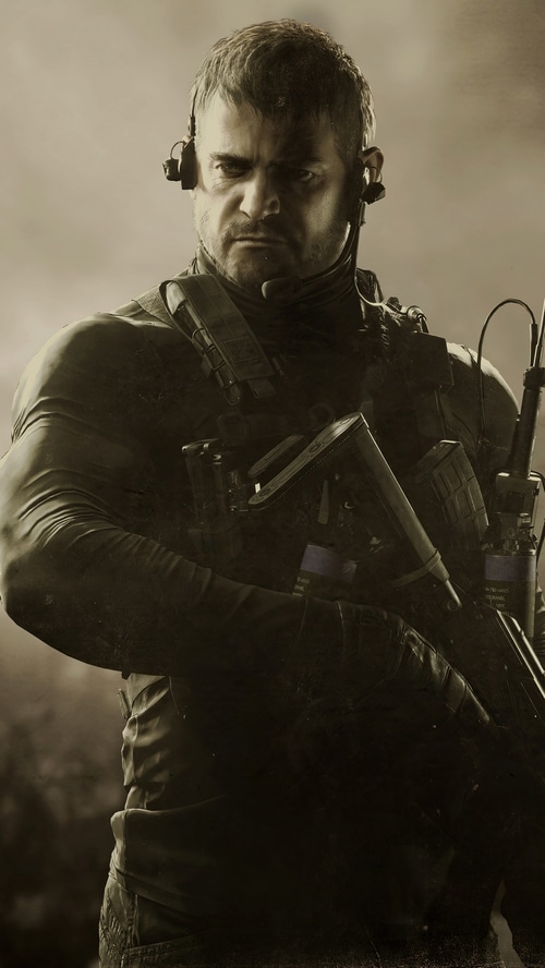 Chris Redfield in Resident Evil Village 4K
