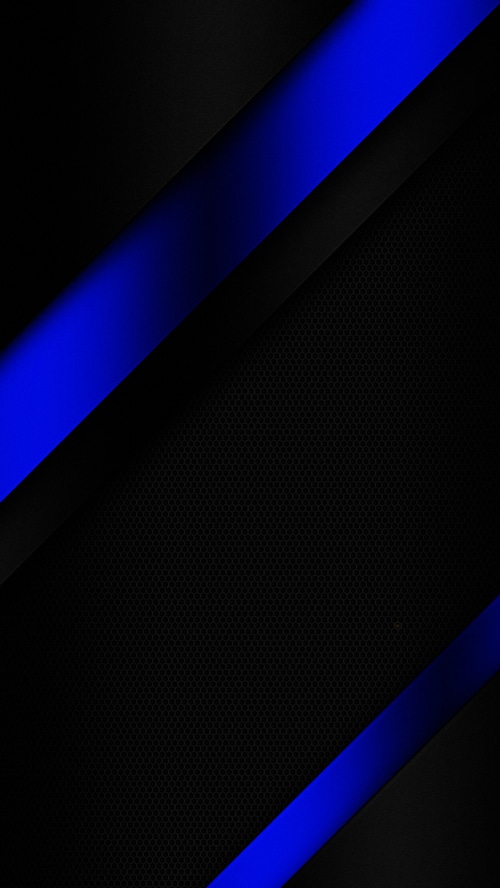 Abstract blue and black geometric pattern