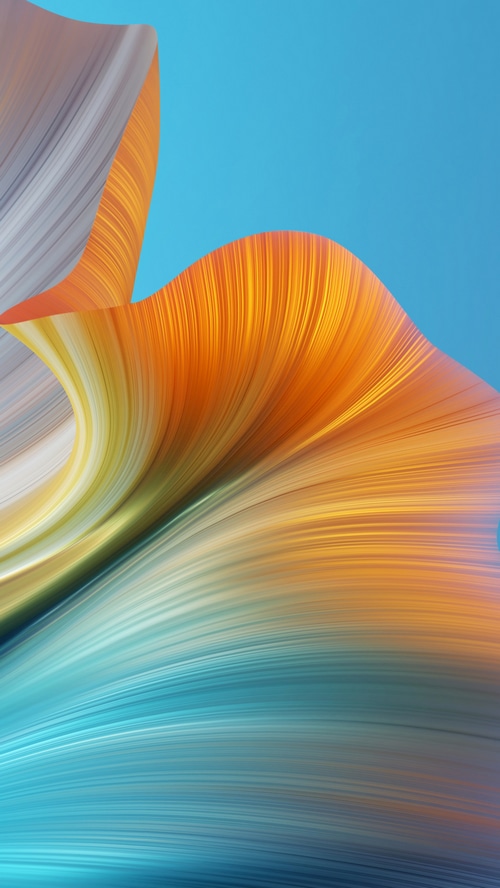 Abstract digital art with flowing lines