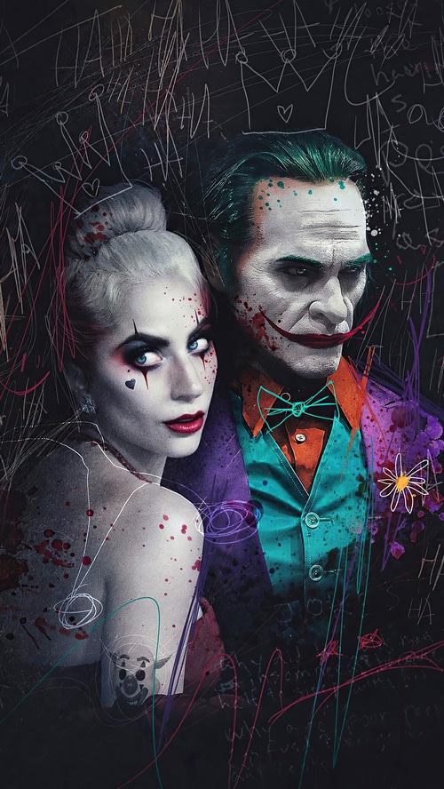 Joker and Harley Quinn artwork