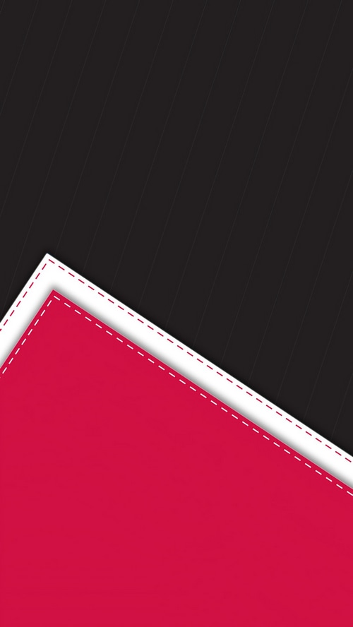 Abstract digital art with red and black geometric shapes