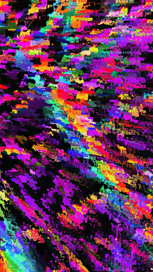 Abstract Glitch Artwork Digital Art