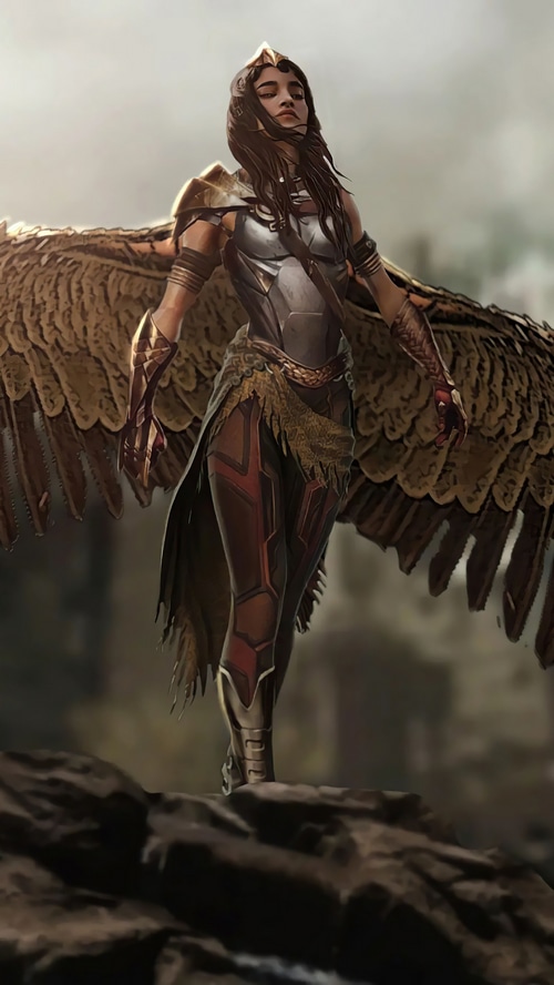 Hawkgirl artwork by an artist