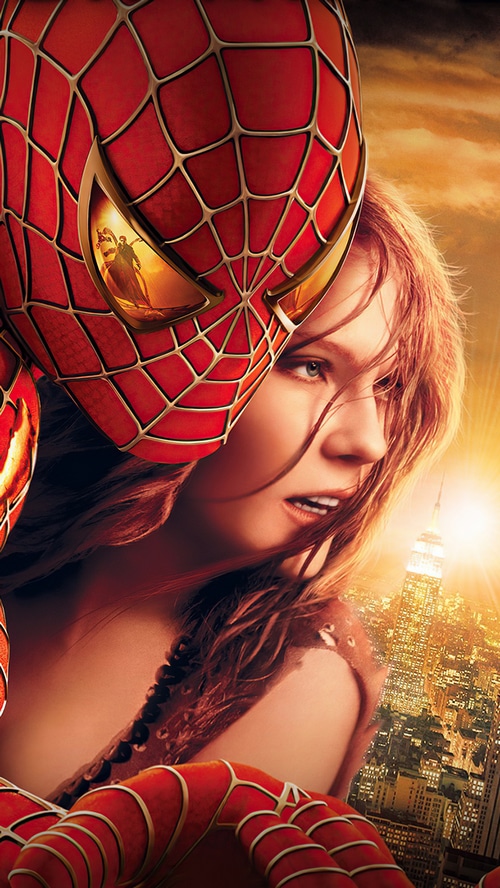 Spider-Man and Mary Jane Watson with New York City