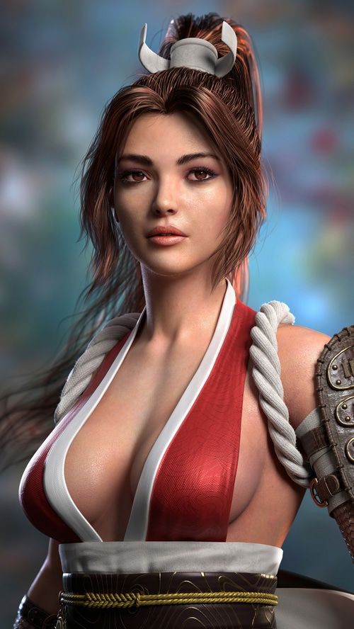 Mai Shiranui from The King of Fighters 4K