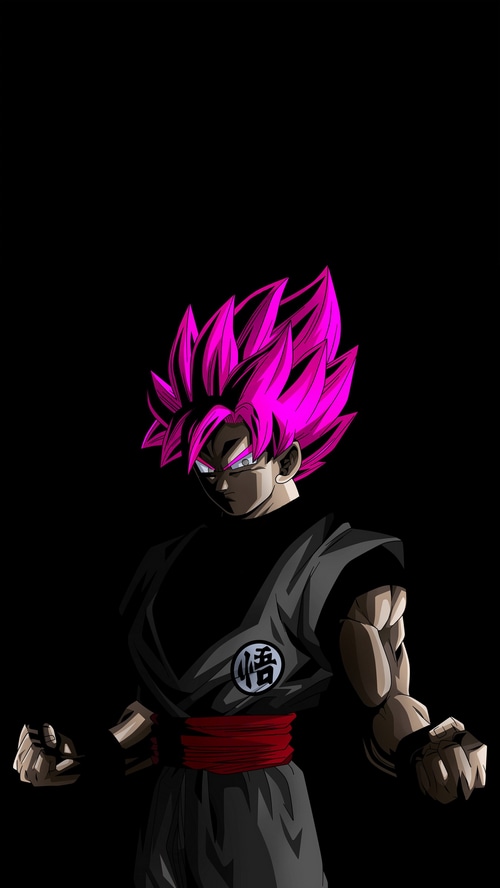 Goku Black with Pink Super Saiyan Hair